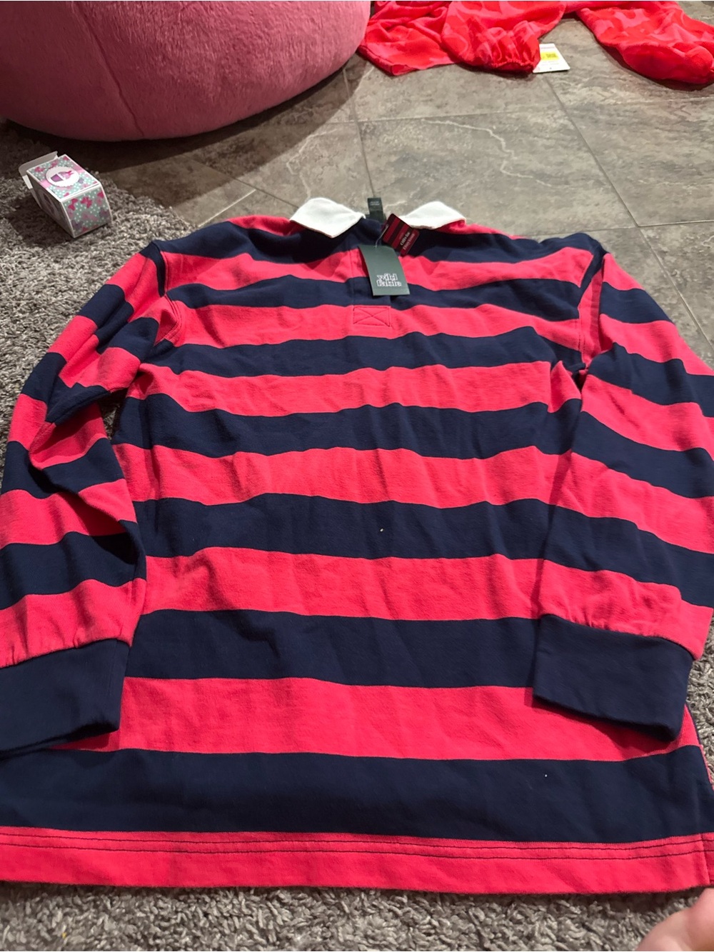 🥥Women's Long Sleeve Oversized Polo Shirt - Wild Fable with Olivia Dayton